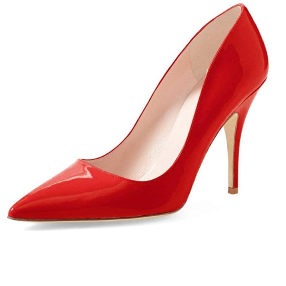 Red Patent heels 9.5